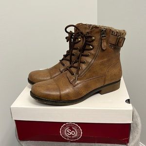 SO Authentic American Heritage Follow Combat Booties